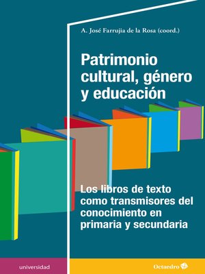 cover image of Patrimonio cultural, género y educación